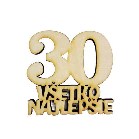 Všetko najlepšie 30