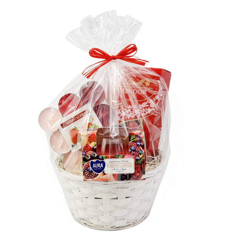 Donáška kvetov - Darčekový kôš – Summer Treats - slovenske-kvety.sk