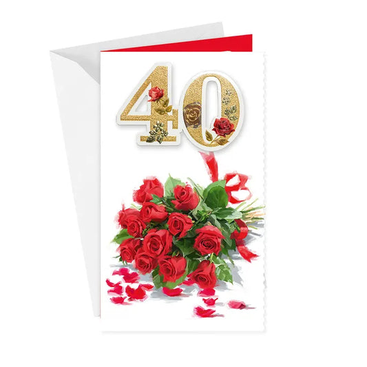 Blahoželanie k 40. jubileu - 3D číslo