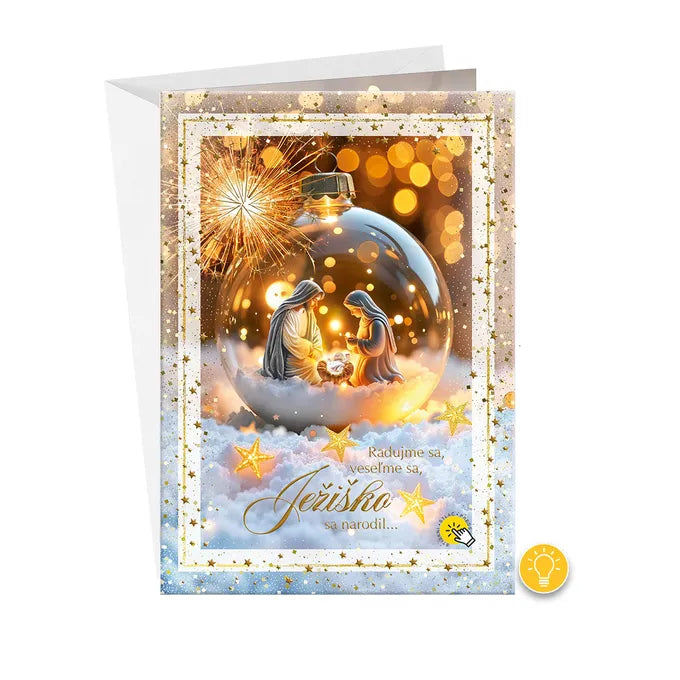 Svietiaci pozdrav bez melódie - Ježiško sa narodil