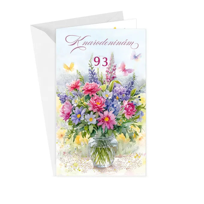 K narodeninám (výber veku) - Farebná kytica