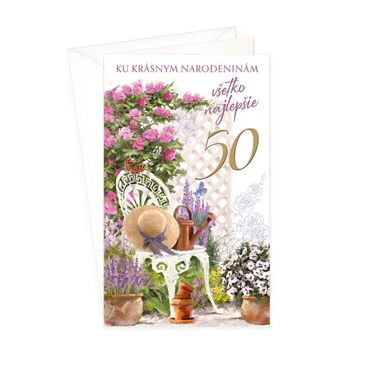 Blahoželanie k 50. jubileu - Klobúk