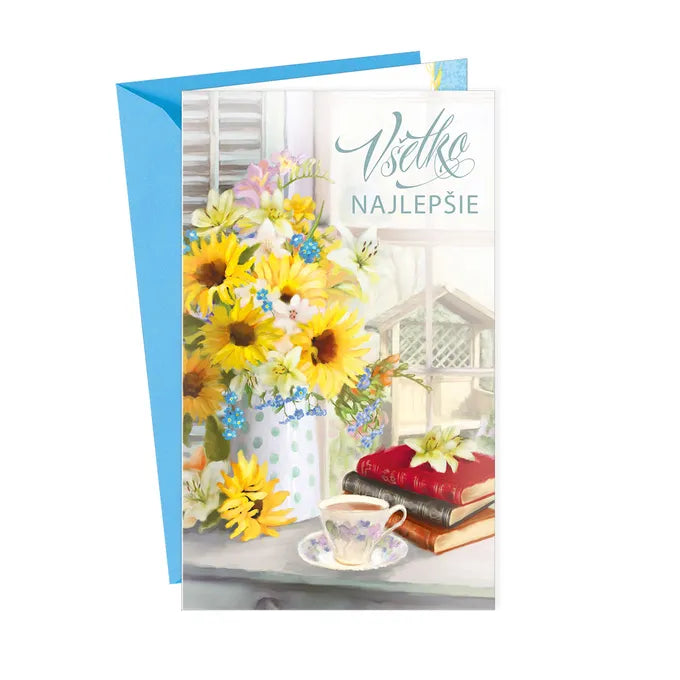 Všetko najlepšie - Kytica slnečníc