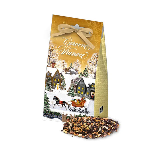 Sypaný vianočný čaj 50g - Čarovné Vianoce (Baza-citrón)