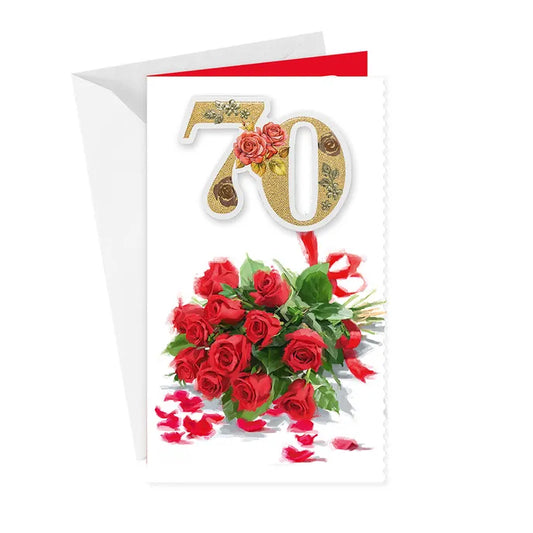 Blahoželanie k 70. jubileu - 3D číslo