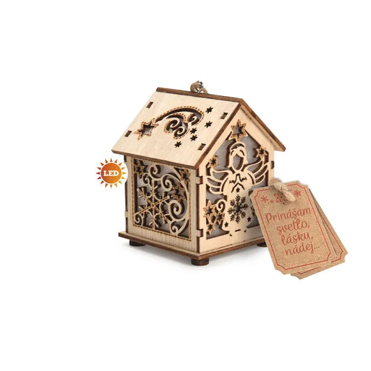 LED domček - Prinášam svetlo, lásku, nádej