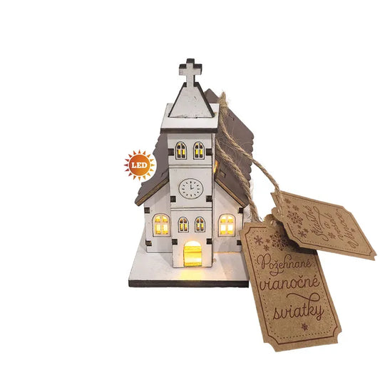 LED kostol - Požehnané vianočné sviatky