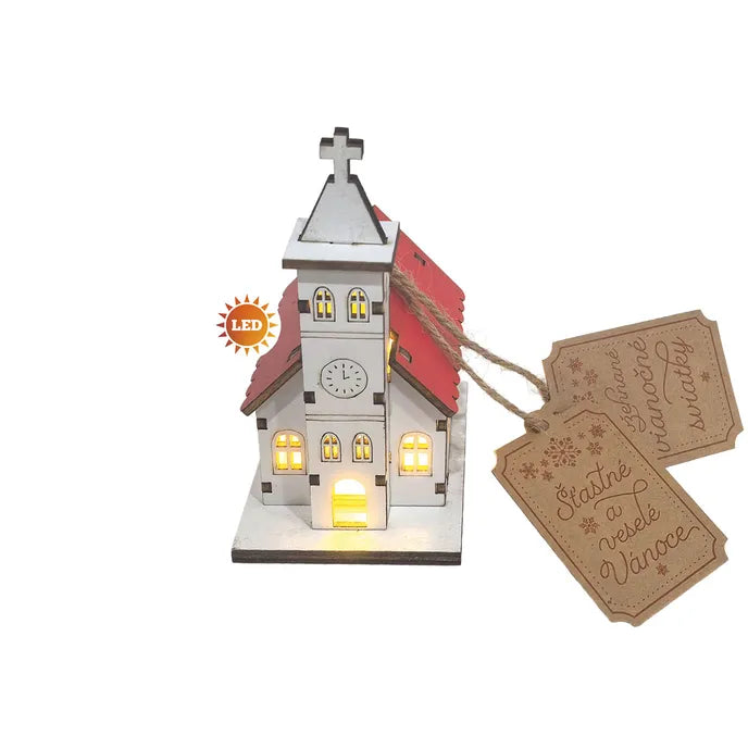 LED kostol - Požehnané vianočné sviatky