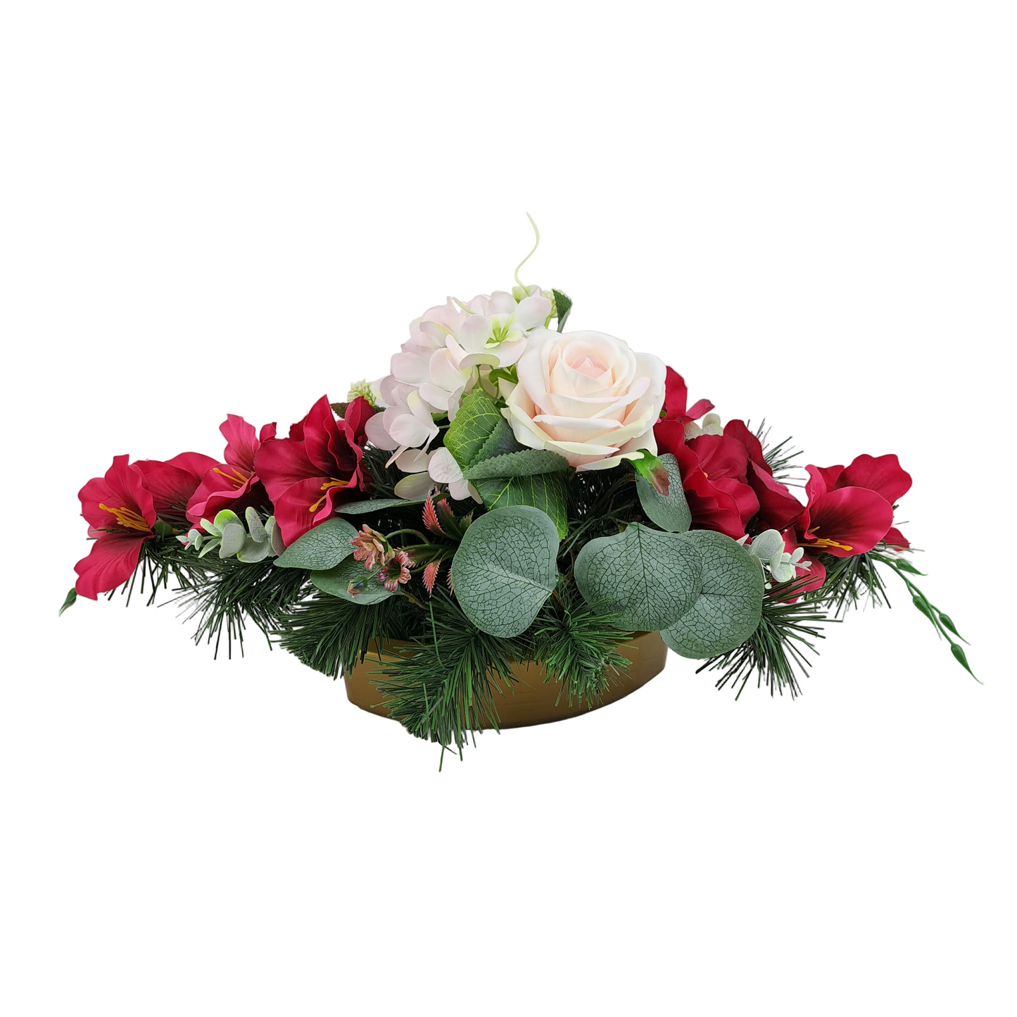 Smútočná kytica Gladiola - Ružovo-cyklaménová