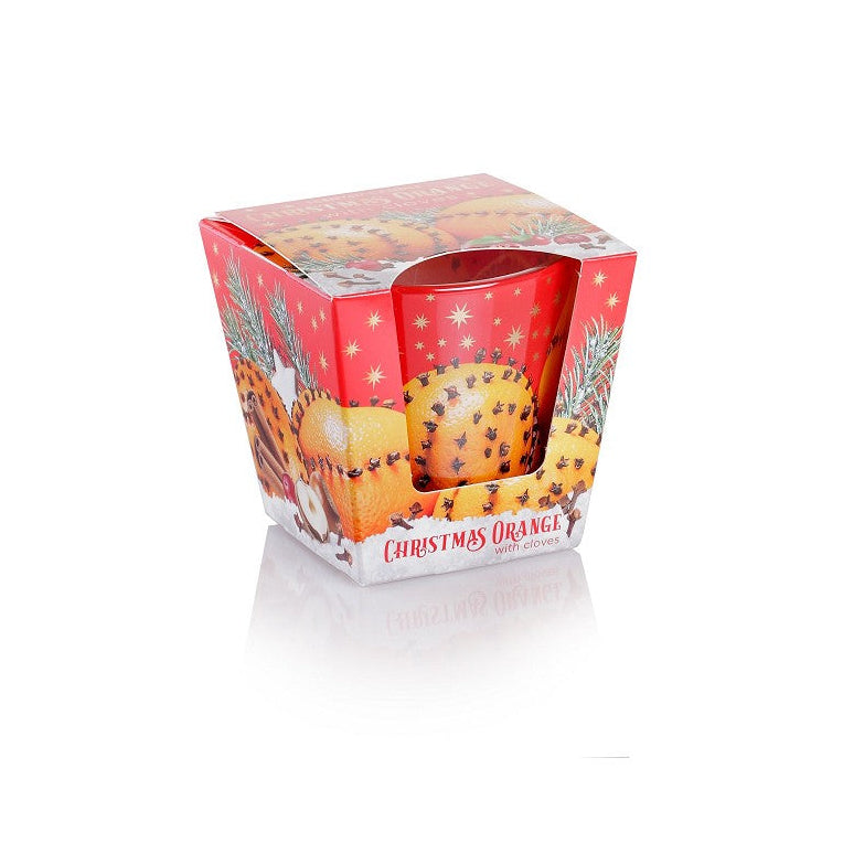 Vianočná vonná sviečka - Christmas orange - Pomaranče s klinčekmi