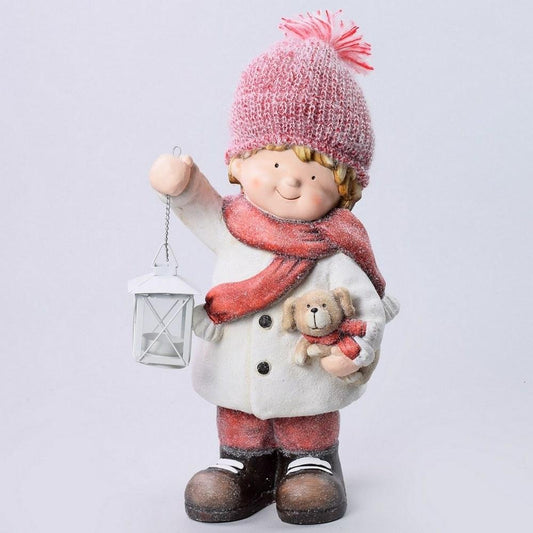 Maxi postavička - Chlapec s lampášom 42cm