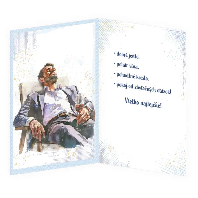 Hracie blahoželanie - Skutočný chlap