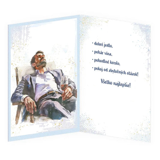 Hracie blahoželanie - Skutočný chlap