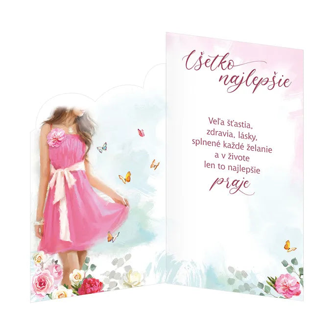 Všetko najlepšie - Ružové šaty