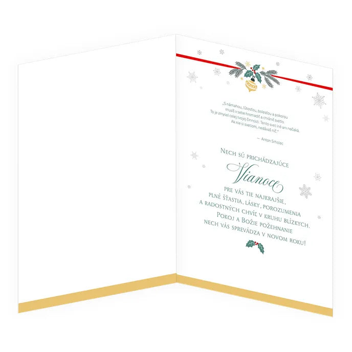 Hudobný pozdrav s melódiou - Požehnané Vianoce - Adeste Fideles