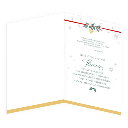 Hudobný pozdrav s melódiou - Požehnané Vianoce - Adeste Fideles