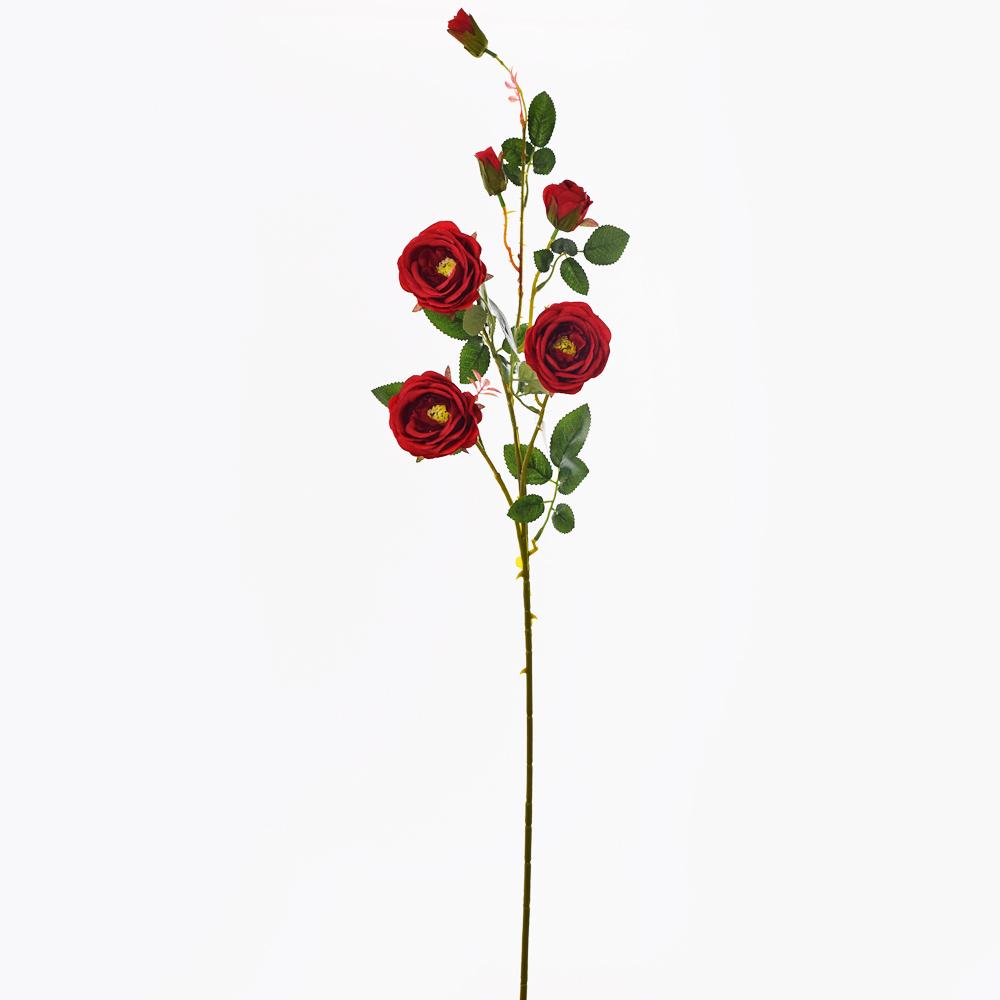 Trsová ruža umelá červená 95cm