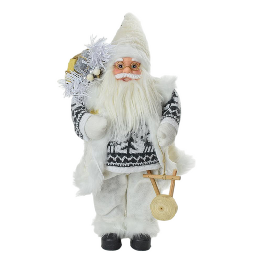 Santa biely 45cm