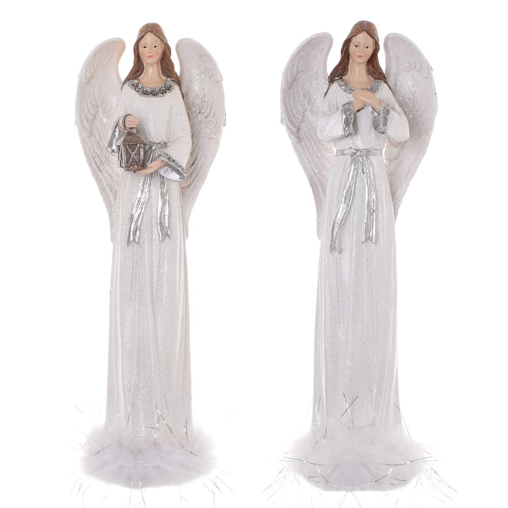 Anjel vianočný biely 39cm