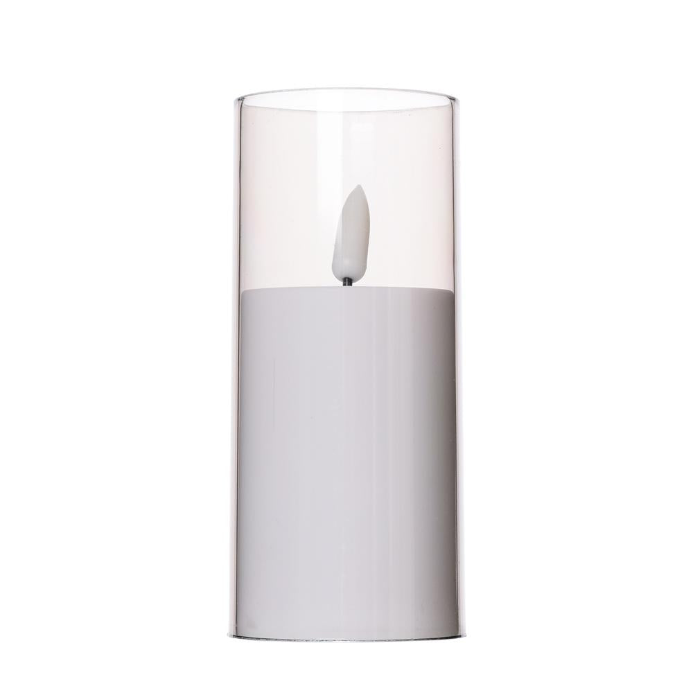 LED sviečka valcová s pohyblivým plameňom v tube 5x12,5cm
