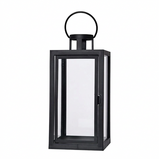 LED Lampáš čierny čistý 22cm