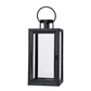 LED Lampáš čierny čistý 22cm