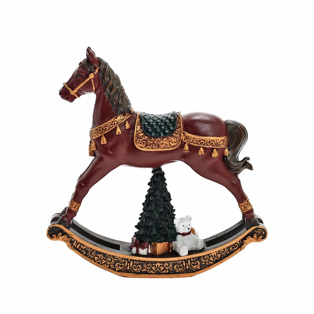 Hojdací koník perníkový so stromčekom 18cm