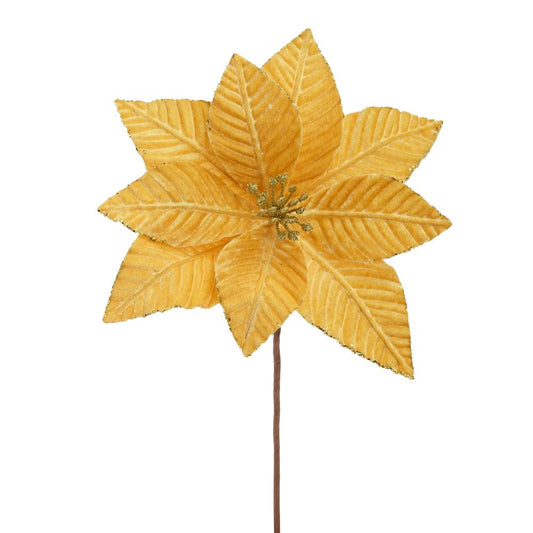 Vianočná zlatý ružový zamat 37cm