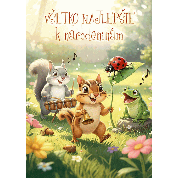 Všetko najlepšie k narodeninám 3D - Detské
