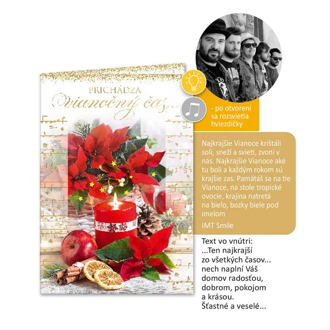 Hudobný pozdrav s melódiou - Prichádza vianočný čas - IMT Smile Najkrajšie Vianoce