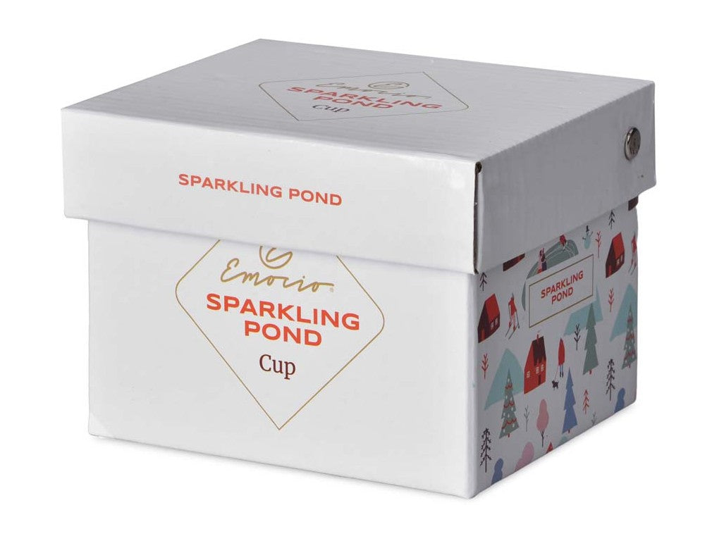 Vianočný hrnček v darčekovej krabičke - SPARKLING POND