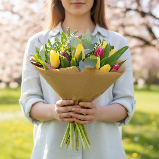 Jarná kytica 19 tulipánov
