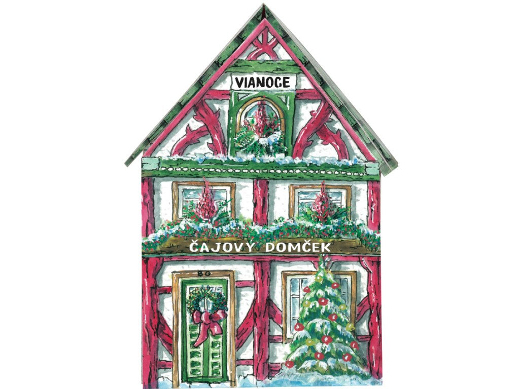 Čajový domček Vianoce - pomaranč a zázvor