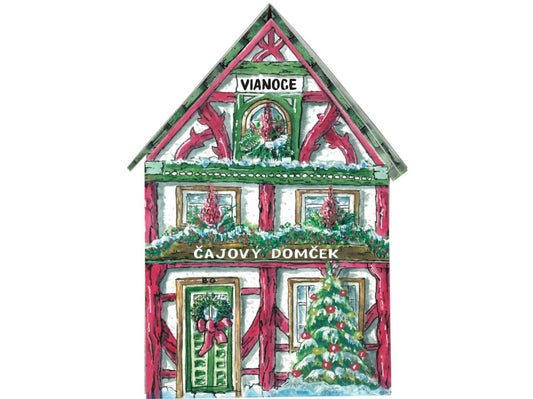 Čajový domček Vianoce - pomaranč a zázvor