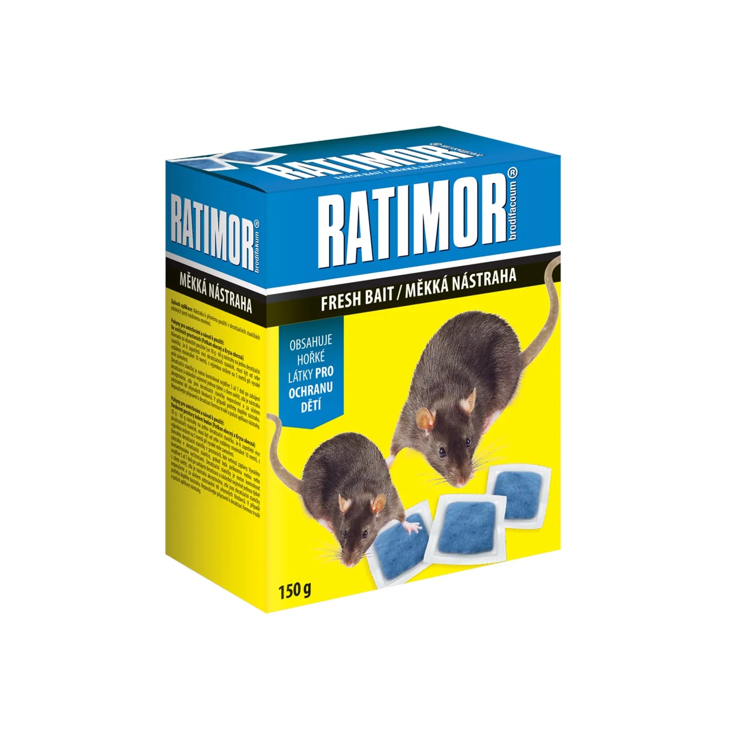 Donáška kvetov - Nástraha na myši Ratimor - mäkká nástraha, 150 g - slovenske-kvety.sk