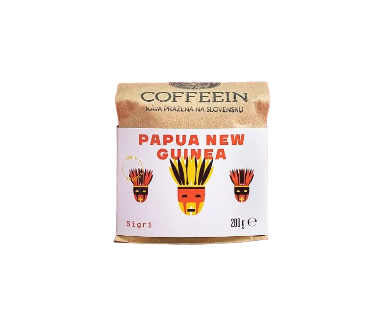 Zrnková káva 200g - Papua New Guinea Sigri