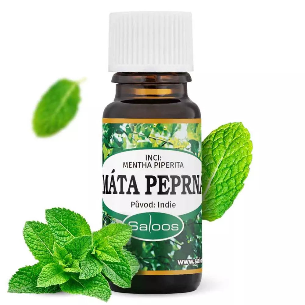 Éterický olej 100% MÄTA PIEPORNÁ India, 10ml