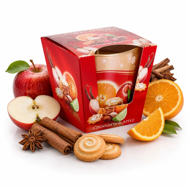 Vonná sviečka - Christmas Time - Cinnamon & Apple