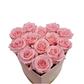 Donáška kvetov - Mini Flowerbox 13 v tvare srdca, ružový „Love Heart“ - slovenske-kvety.sk