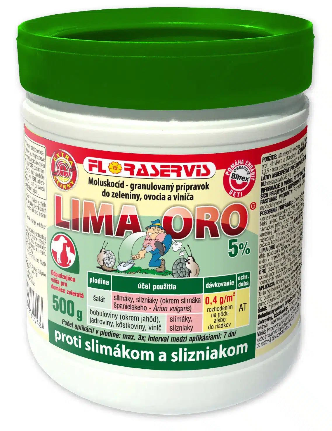 LIMA ORO 500g  – Granulovaná návnada proti slimákom
