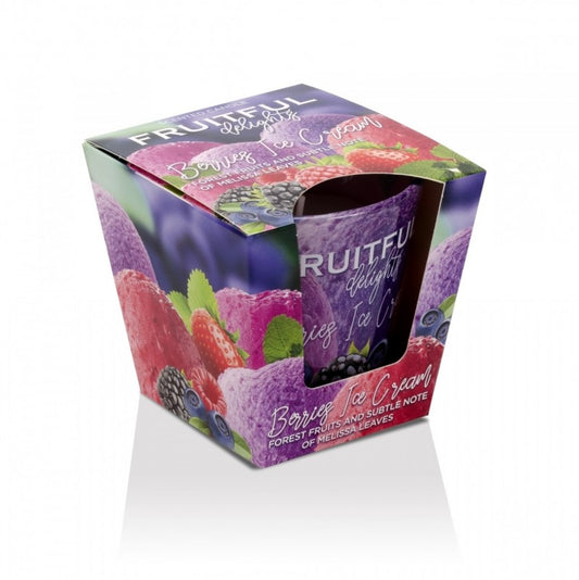 Vonná sviečka Fruitful - Berries Ice Cream