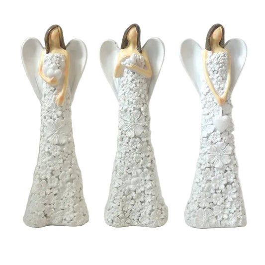 Donáška kvetov - Anjel s kvetmi 16cm - slovenske-kvety.sk