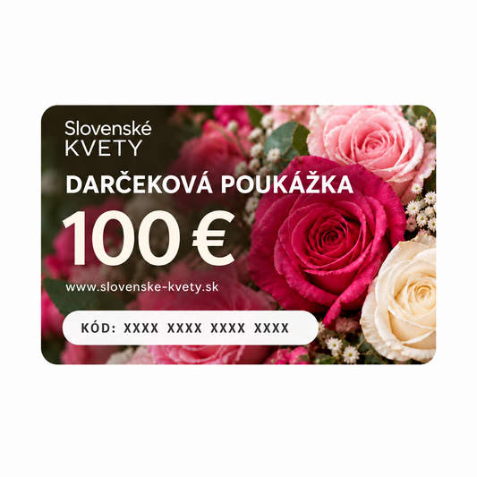 Darčeková poukážka 100€