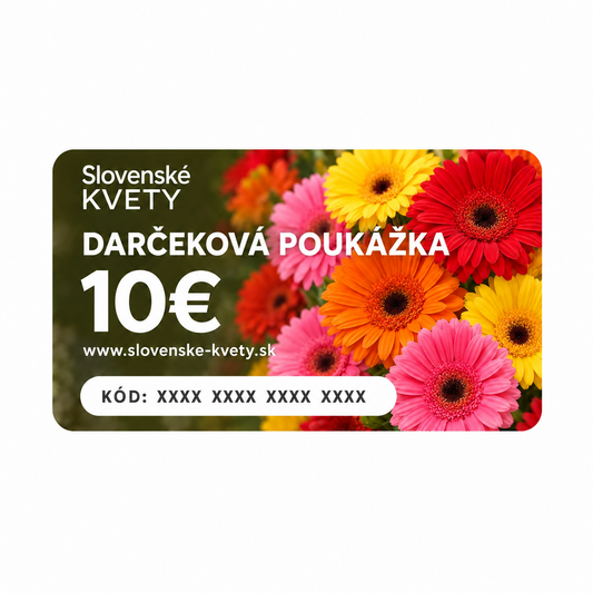 Darčeková poukážka 10€