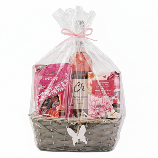 Donáška kvetov - Darčekový kôš – Z lásky pre Teba - slovenske-kvety.sk