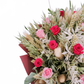 Sušená kytica so stabilizovanými mini ružami