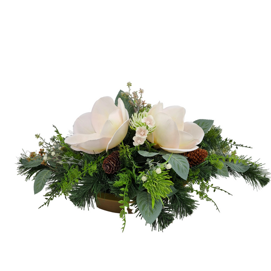 Smútočná kytica Magnolia – Pure White
