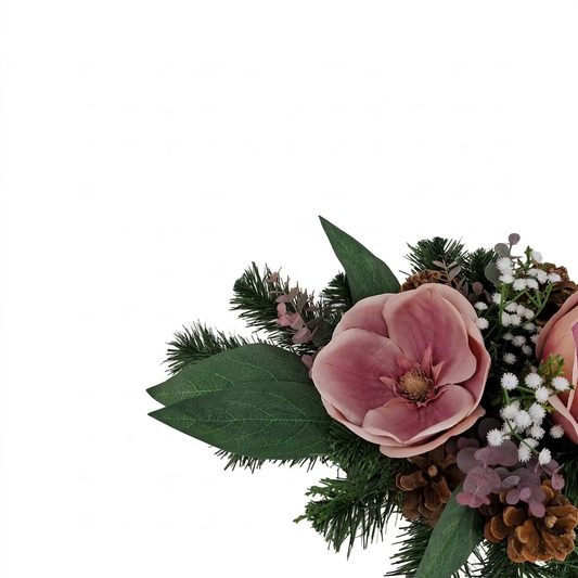 Smútočná kytica Magnolia – Vínová