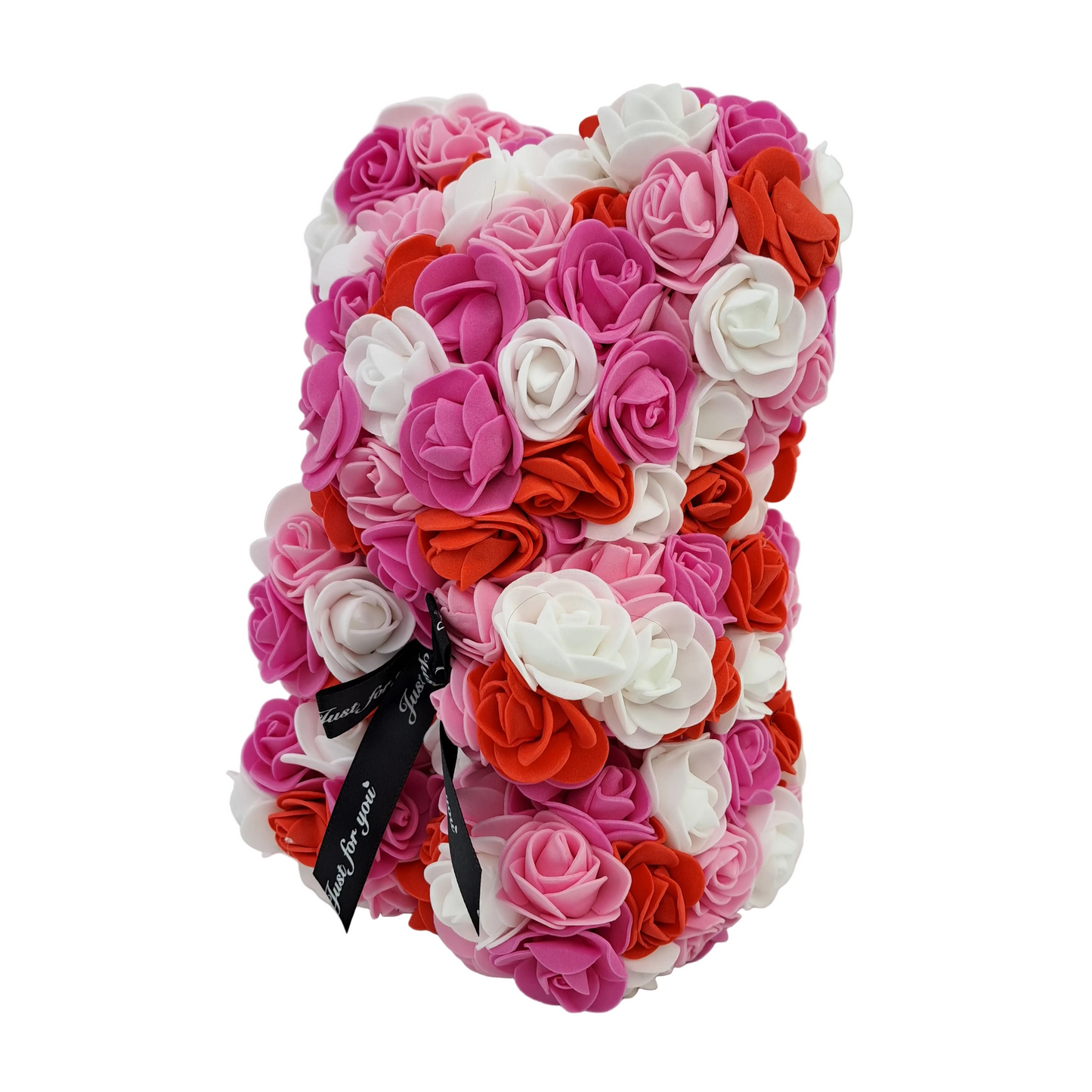 Medvedík z ruží - štvorfarebný red