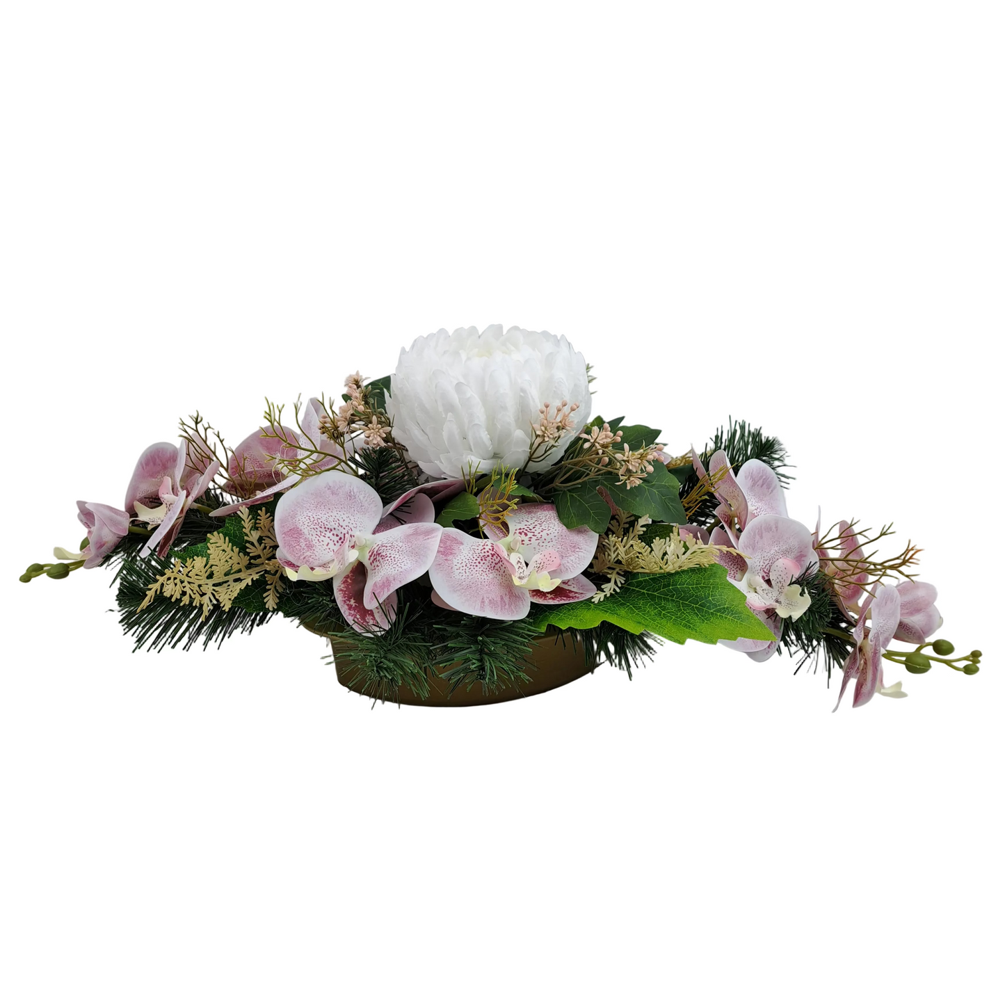 Smútočná kytica Orchidea - Svetlá ružová